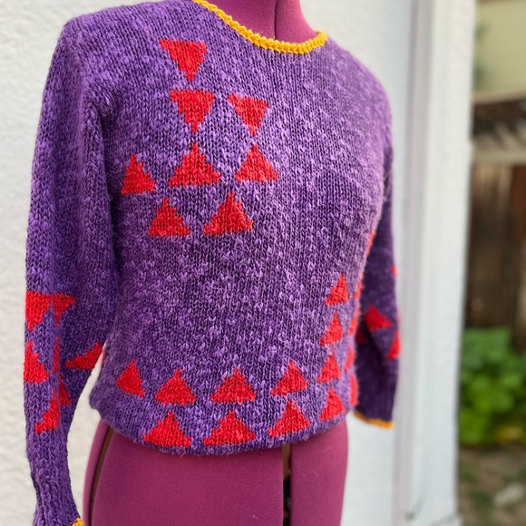 Vintage Knit Sweater, Linen, Cotton Liz Claiborne - Picture 3 of 9